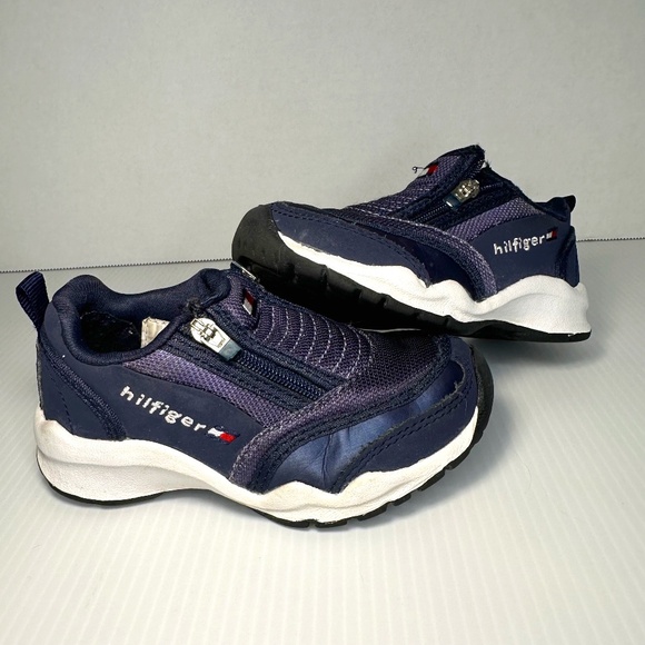 Tommy Hilfiger Other - Tommy Hilfiger Baby Boys Zip Sneakers Athletic Shoes 6 M